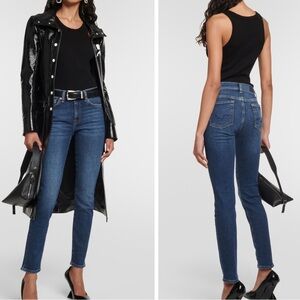 7 FOR ALL MANKIND Roxanne Blue Denim Skinny Jeans